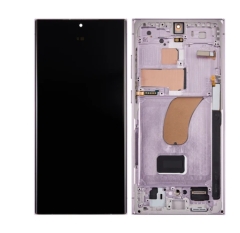 Samsung Galaxy S23 Ultra S918B Display lcd And Digitizer With Frame Lavender Service Pack
