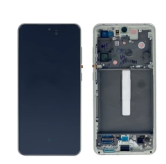 Samsung Galaxy S21 FE G990B Display lcd And Digitizer with Frame Olive Service Pack