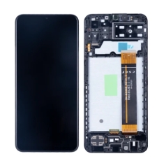 Samsung Galaxy A13 A137F Display And Digitizer With Frame Black Service Pack