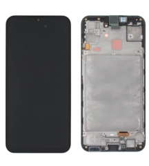 Samsung Galaxy A15 A155F, A15 5G A156B Display And Digitizer With Frame Black Service Pack