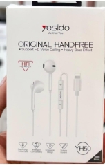 YESIDO YH50 ORIGINAL HANDFREE HIFI IOS EARPHONE