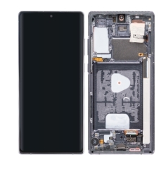 Samsung Galaxy Note 20 N980F, Note 20 5G N981B Display lcd And Digitizer With Frame Mystic Gray Pulled