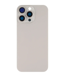 For iPhone 16 Pro Max Extra Glass, Akkudekel Without NFC, Enlarged Camera Frame Natural Titanium
