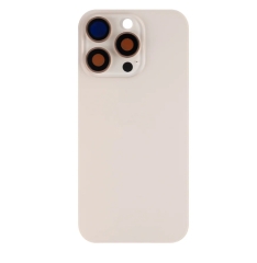 For iPhone 16 Pro Extra Glass, Akkudekel With NFC, Enlarged Camera Frame Desert Titanium
