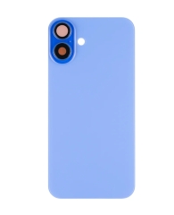 For iPhone 16 Plus Extra Glass, Akkudekel With NFC, Enlarged Camera Frame Ultramarine
