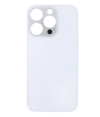 For iPhone 14 Pro Max Extra Glass, Akkudekel Silver