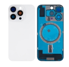 iPhone 16 Pro Extra Glass Without NFC, Enlarged Camera Frame White Titanium