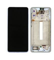 Samsung Galaxy A33 5G A336B Display lcd And Digitizer With Frame Awesome Blue Service Pack