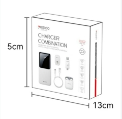 CG10 YESIDO Kombination Set mit Powerbank, Earbuds, Adapter, Kabel und OTG