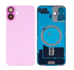 iPhone 16 Plus Extra Glass Akkudeckel Without NFC, Enlarged Camera Frame Pink