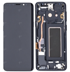 Samsung Galaxy S9 G960F Display And Digitizer lcd With Frame Midnight Black Refurbished