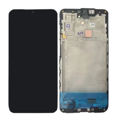 Samsung Galaxy A17 A176B Display lcd And Digitizer With Frame Black Service Pack