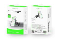 Rixus RXHM61 Rectangle Magnetic Car Mount Gray