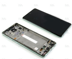Samsung Galaxy A52s 5G A528B Display And Digitizer With Frame Awesome Mint Service Pack