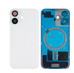 iPhone 16 Extra Glass Without NFC, Enlarged Camera Frame White