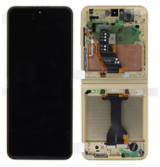 Samsung Galaxy Z Flip6 F741B Display lcd And Digitizer With Frame Yellow Service Pack