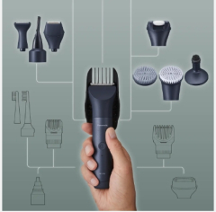 MULTISHAPE Haarschneidemaschine mit 4 Kammaufsätzen und Lithium-Ionen-Akku in Schwarz