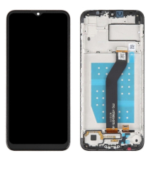 Motorola Moto G8 Power Lite Display lcd And Digitizer With Frame Dark Blue Service Pack