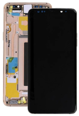 Samsung Galaxy S9 (G960F) Display, Sunrise Gold, GH97-21696E;GH97-21697E, Service-Pack