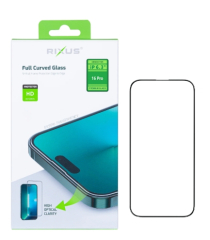 Rixus Clear HD Full Curved Edge Tempered Glass For Apple iPhone 16 Pro