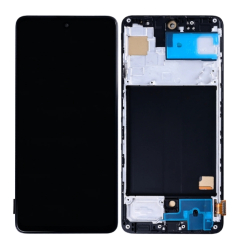 Samsung Galaxy A51 4G A515F Display And Digitizer With Frame Prism Crush Black In-Cell Samsung Galaxy A51 4G A515F Display And Digitizer With Frame Prism Crush Black In-Cell