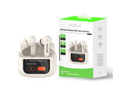 Rixus RXBH63C Wireless Earbuds Touch Case Pro Beige